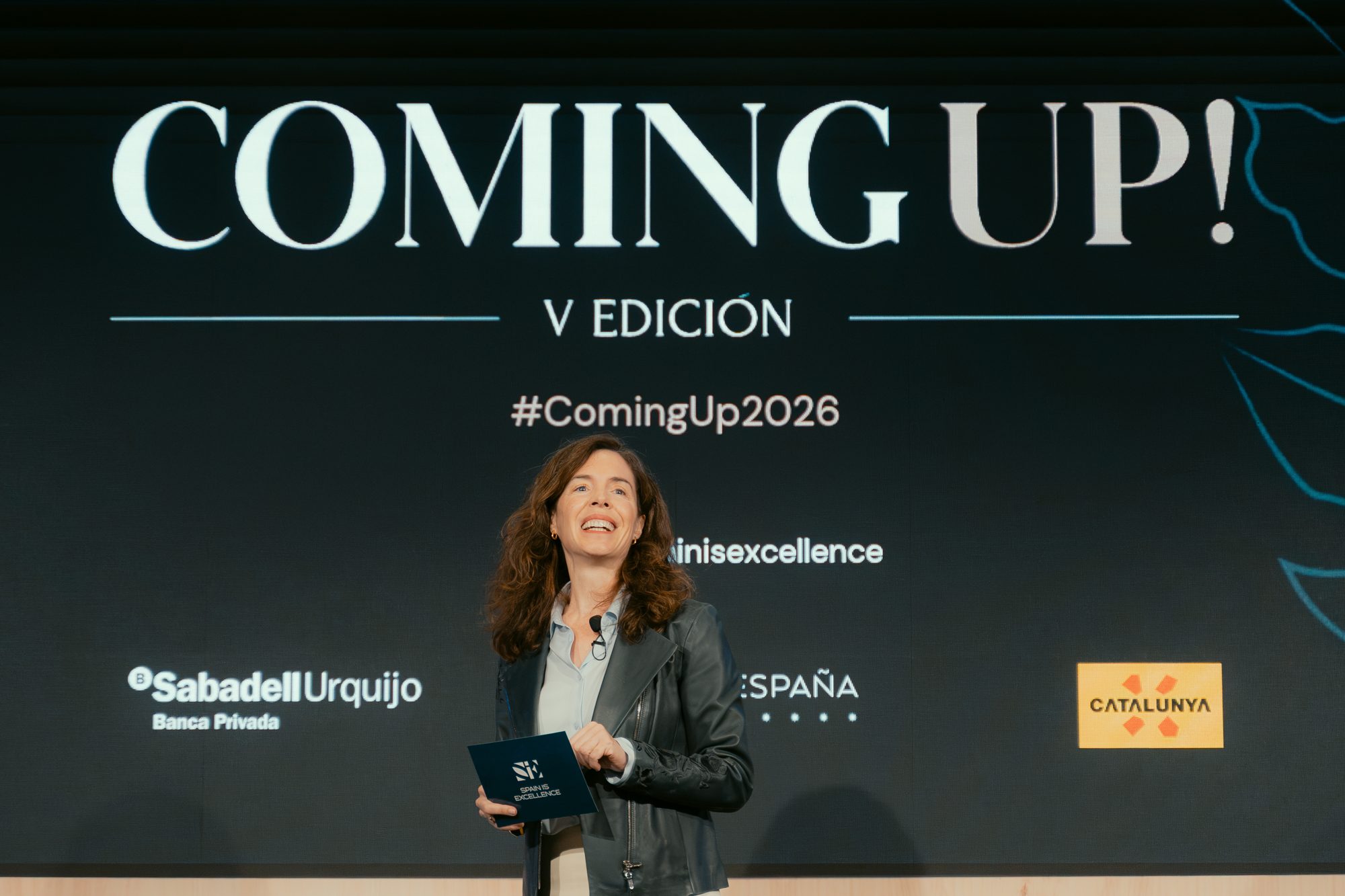 Ana Alonso, CEO de SIE, en la apertura de Coming Up! 2026